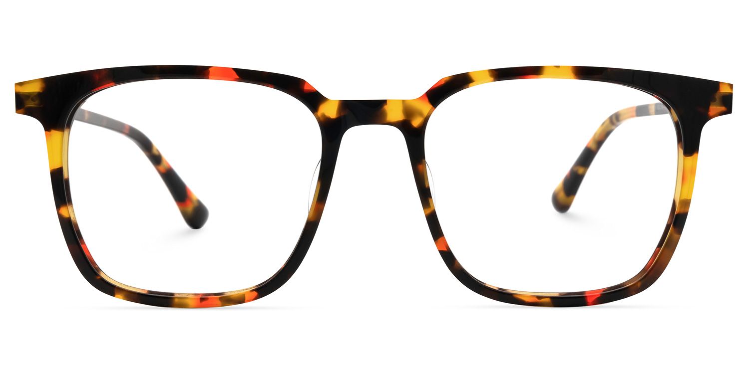 Selma Tortue Carré Lunettes0
