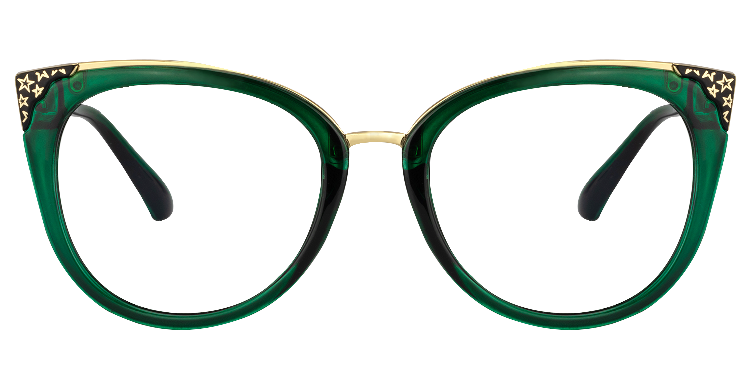 Dalton Lunettes Cateye vert foncé0