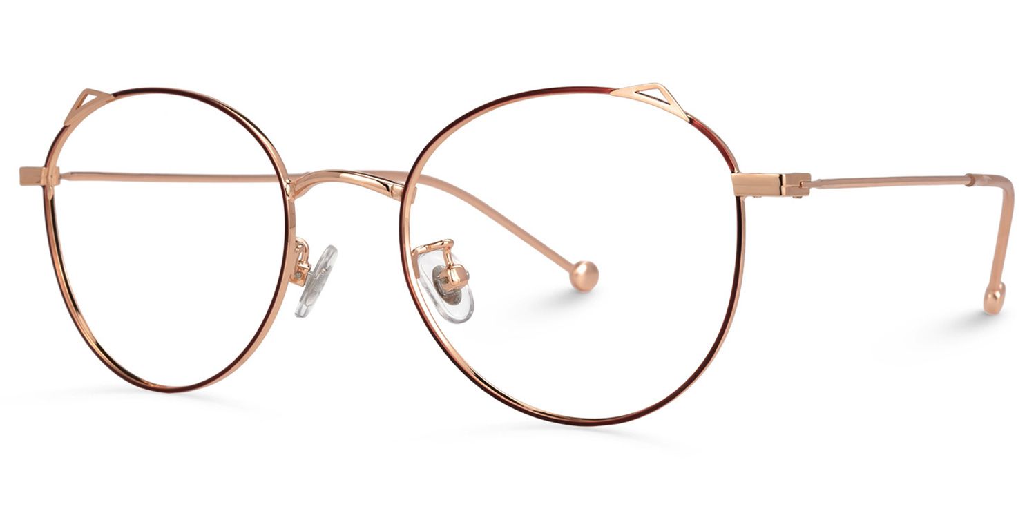 Chadwick Rouge Or Cateye Lunettes1