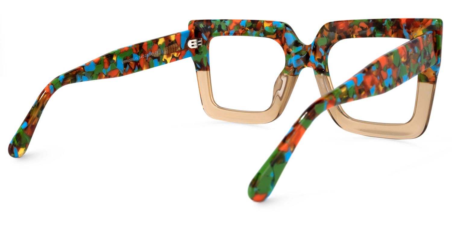 Brandon Floral Carré Lunettes5
