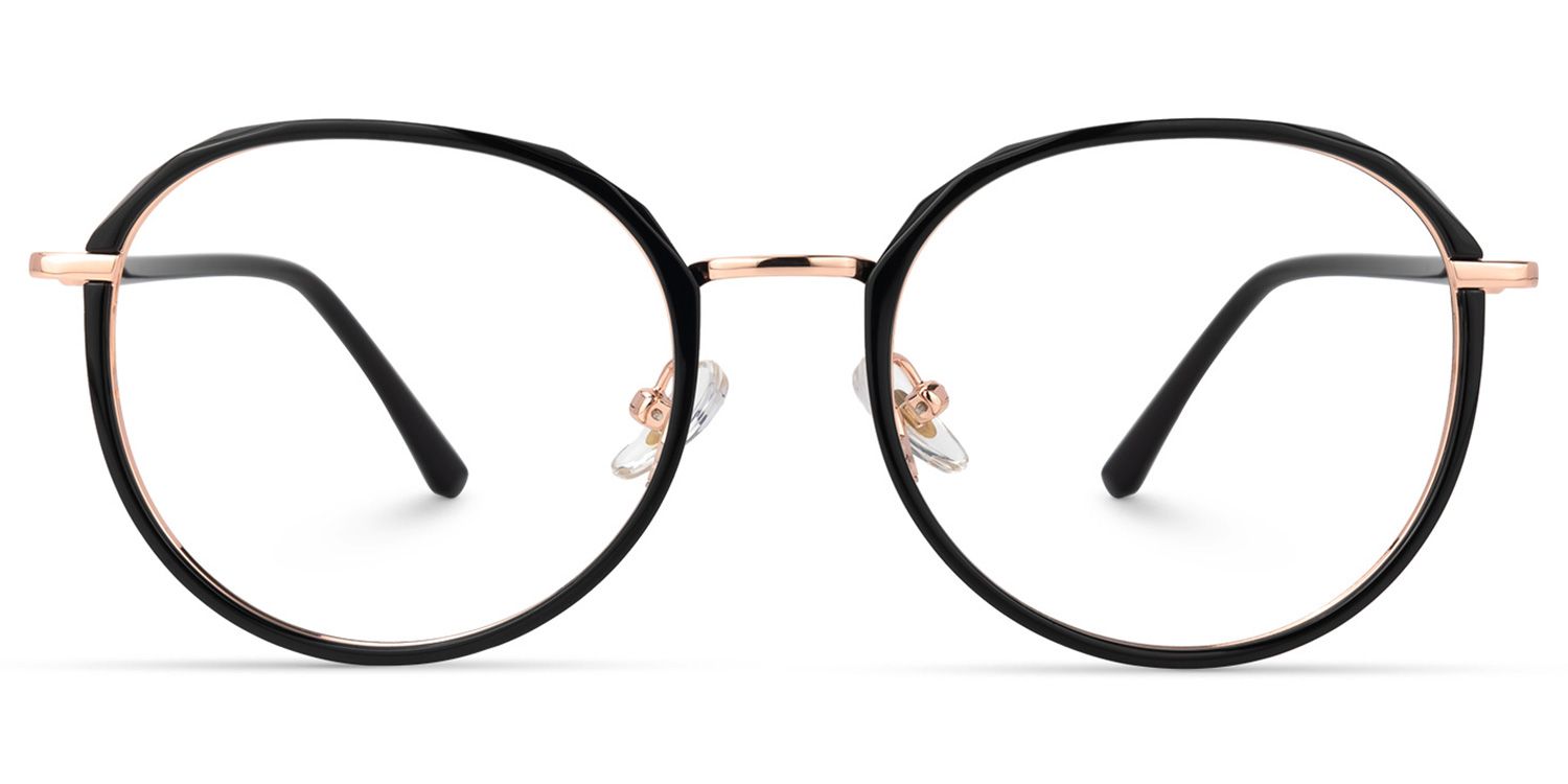 Kairos Noir Ronde Lunettes0