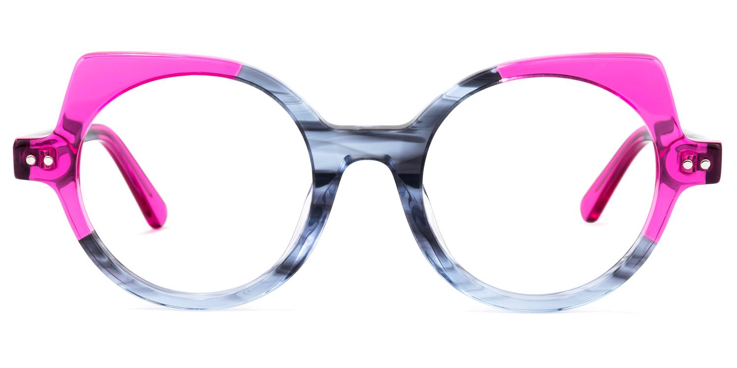Gilbert Gris Rose Cateye Lunettes0