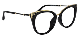 Dalton Noir Cat-eye lunettes3