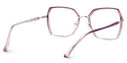 Burt Violet Géométrique lunettes3