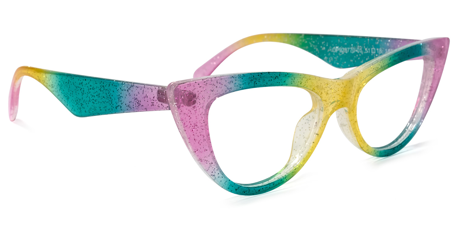 Harding Arc-en-ciel Cateye Lunettes2
