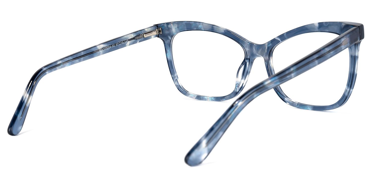 Richardson Bleue Cateye Lunettes3