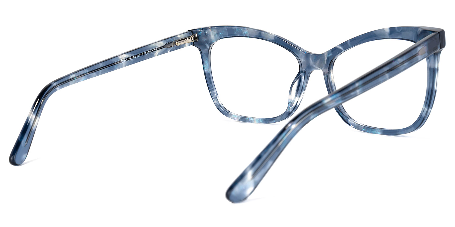 Richardson Bleue Cateye Lunettes3