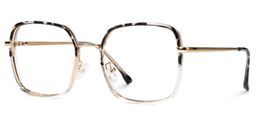 Werdau Tortue Carré lunettes1