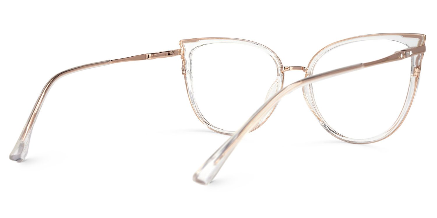 Estrada Noir Cristal Cateye Lunettes3