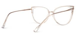 Estrada Noir Cristal Cat-eye lunettes3