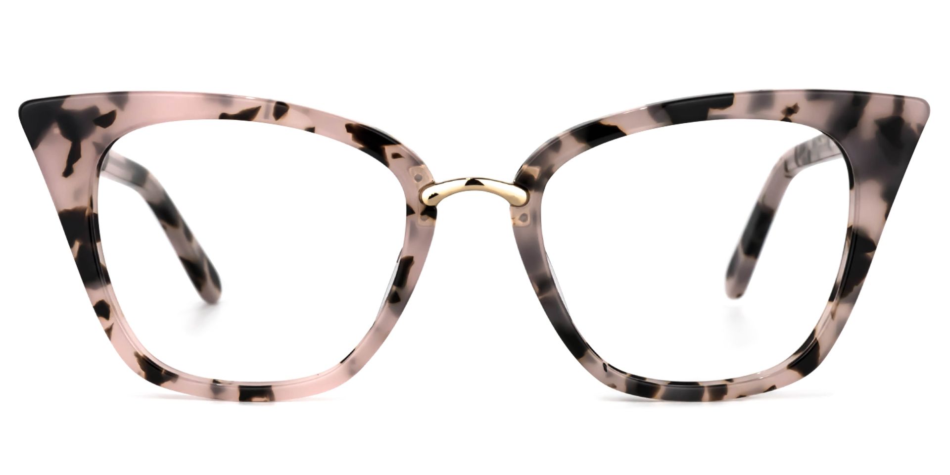 Martha Lunettes Cateye Rose à motif floral0