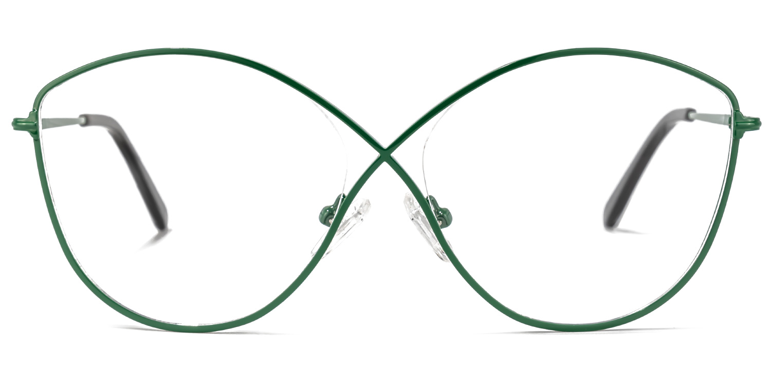 Garcia Vert Géométrique Lunettes0