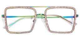 Diva Irisé Carré lunettes0