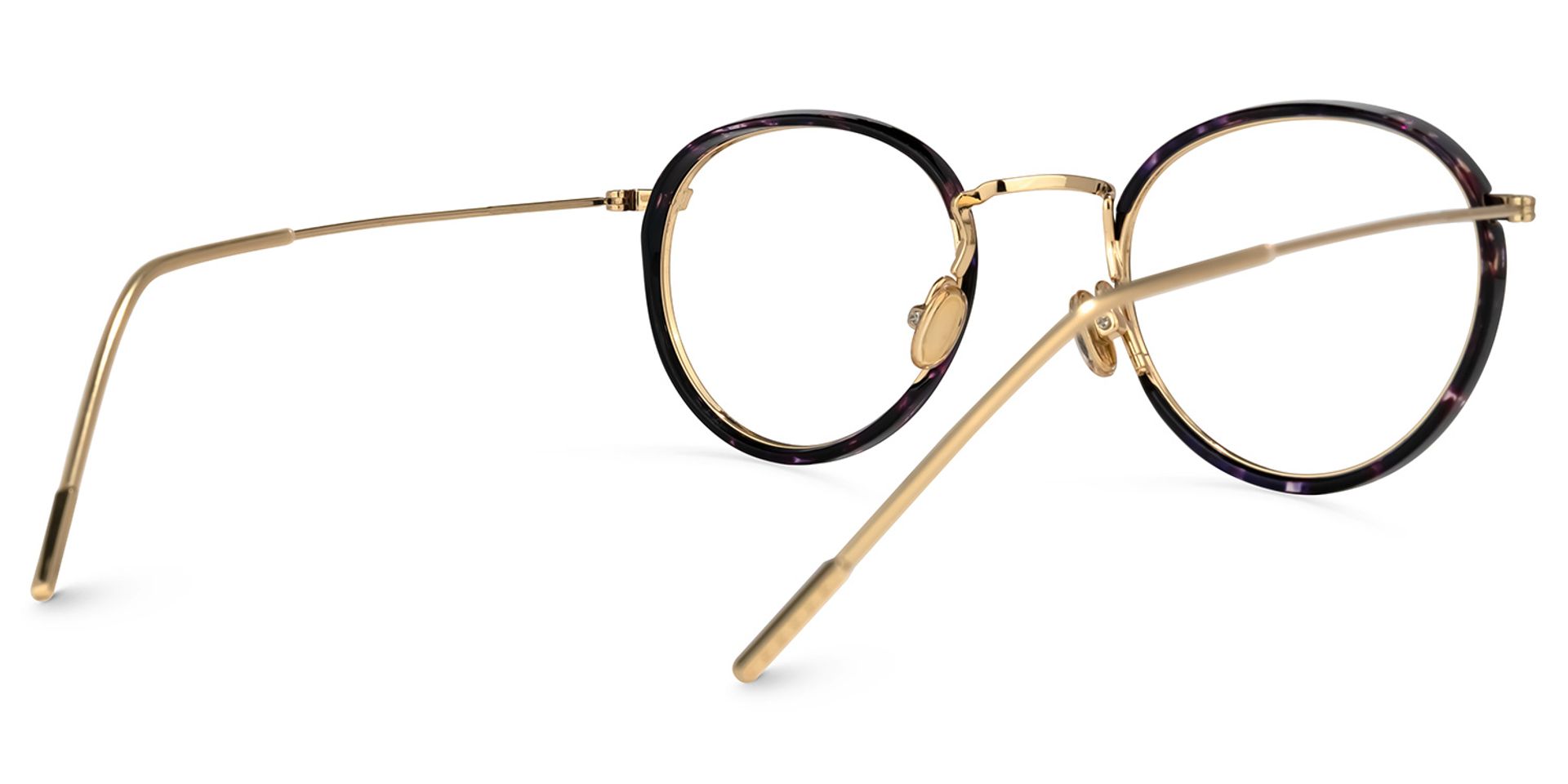 Todd Violet Tortue Ronde Lunettes2