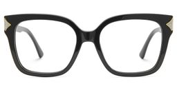 Shakeel Noir Carré lunettes0