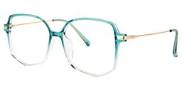 Payton Vert Géométrique lunettes2