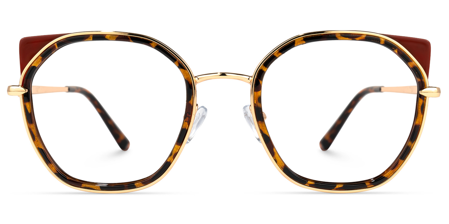 Edie Marron Tortue Cateye Lunettes0