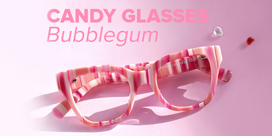 Nereyda Rose Bonbons Lunettes Bubblegum | Zeelool Optique1