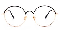 Beverly Or Ronde lunettes0