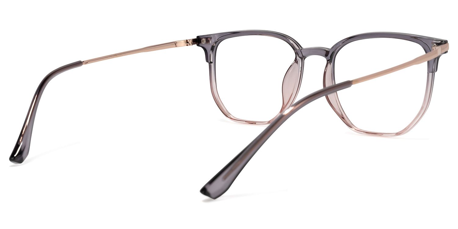 Zarola Lunettes carrées violettes 3
