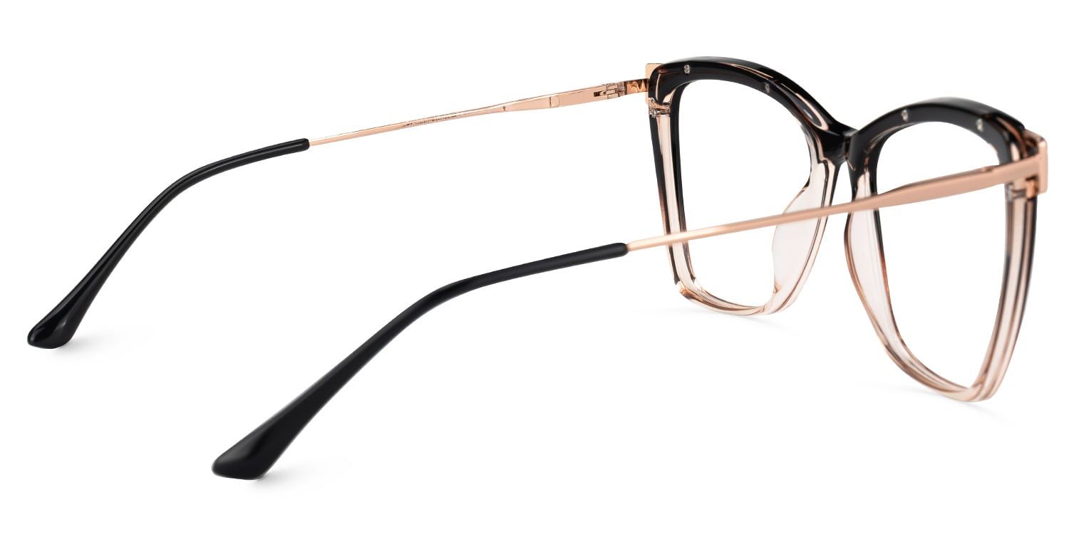 Krystle Noir-Marron Carré Lunettes4