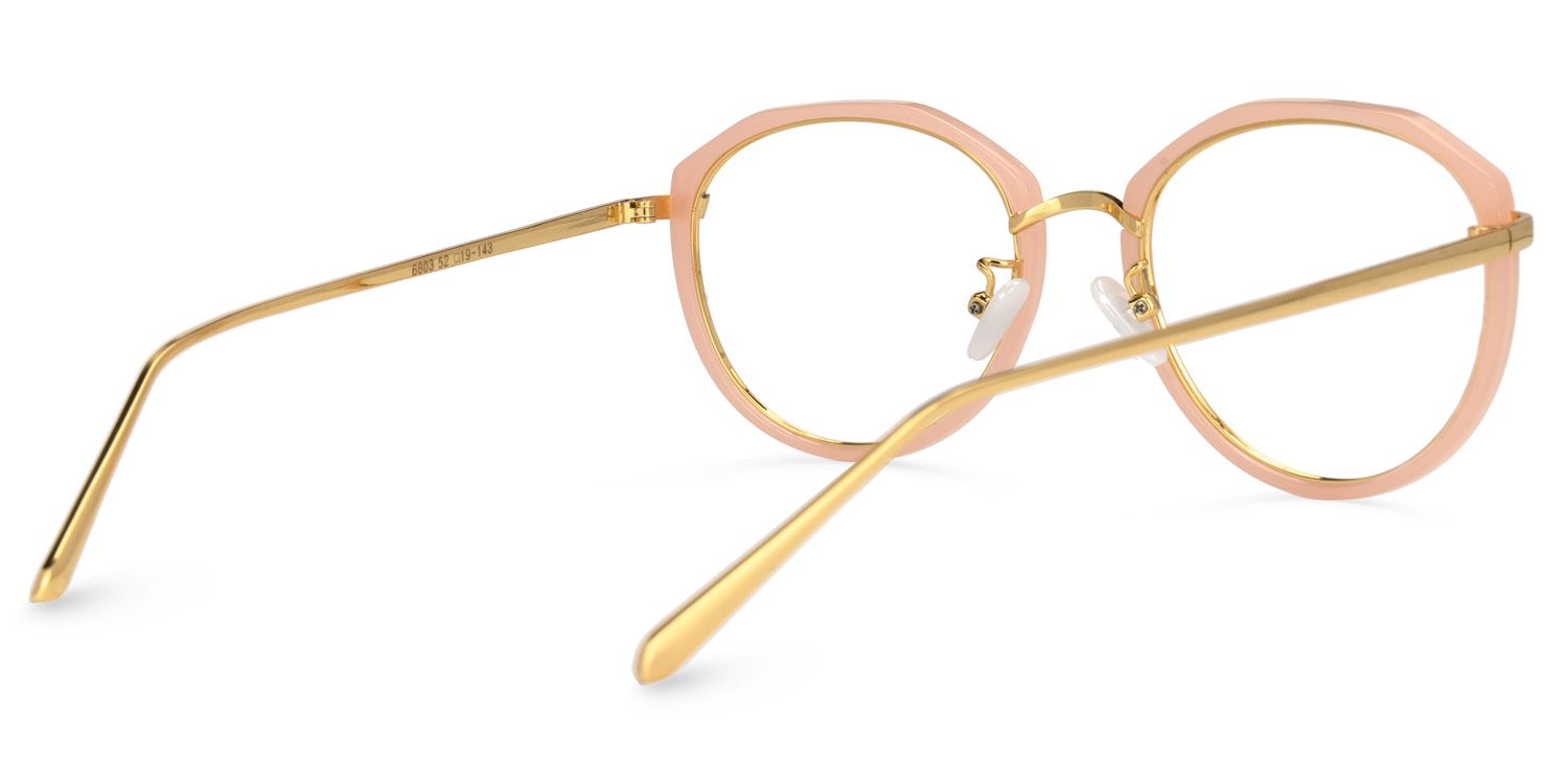 Xavia Rose Clair Géométrique Lunettes3