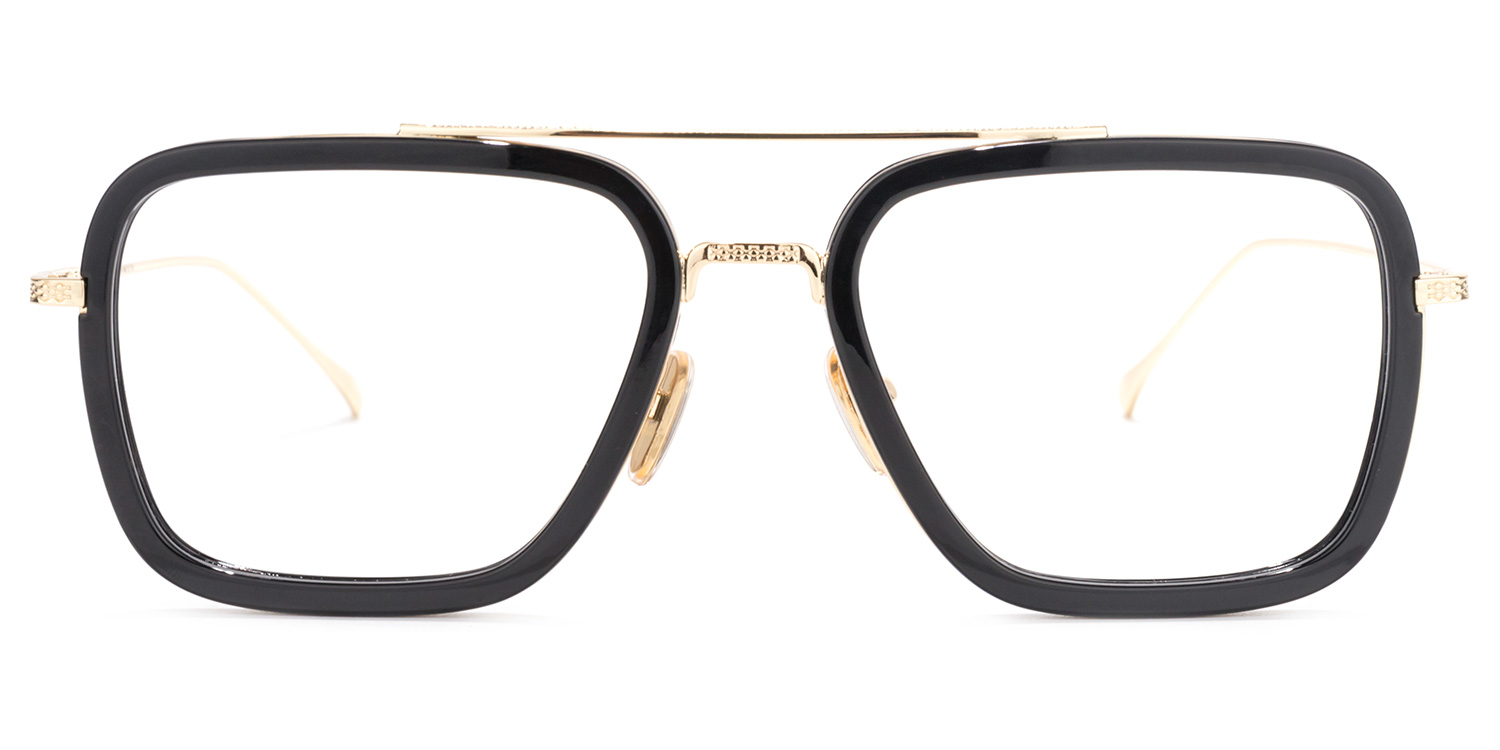 Gifford Noir Aviateur Lunettes0