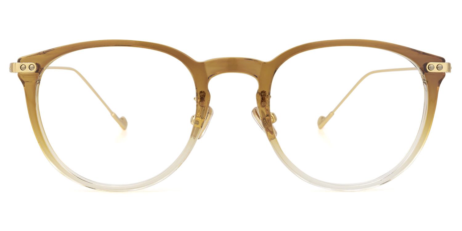 Maruchy Jaune Ronde Lunettes0