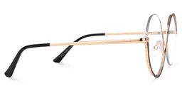 Flozif Noir Ronde lunettes4