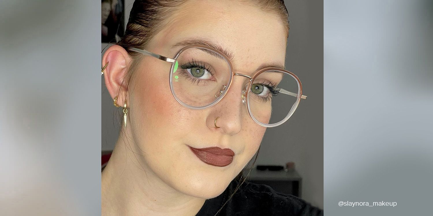 Nakita Marron Cristal Ronde Lunettes1