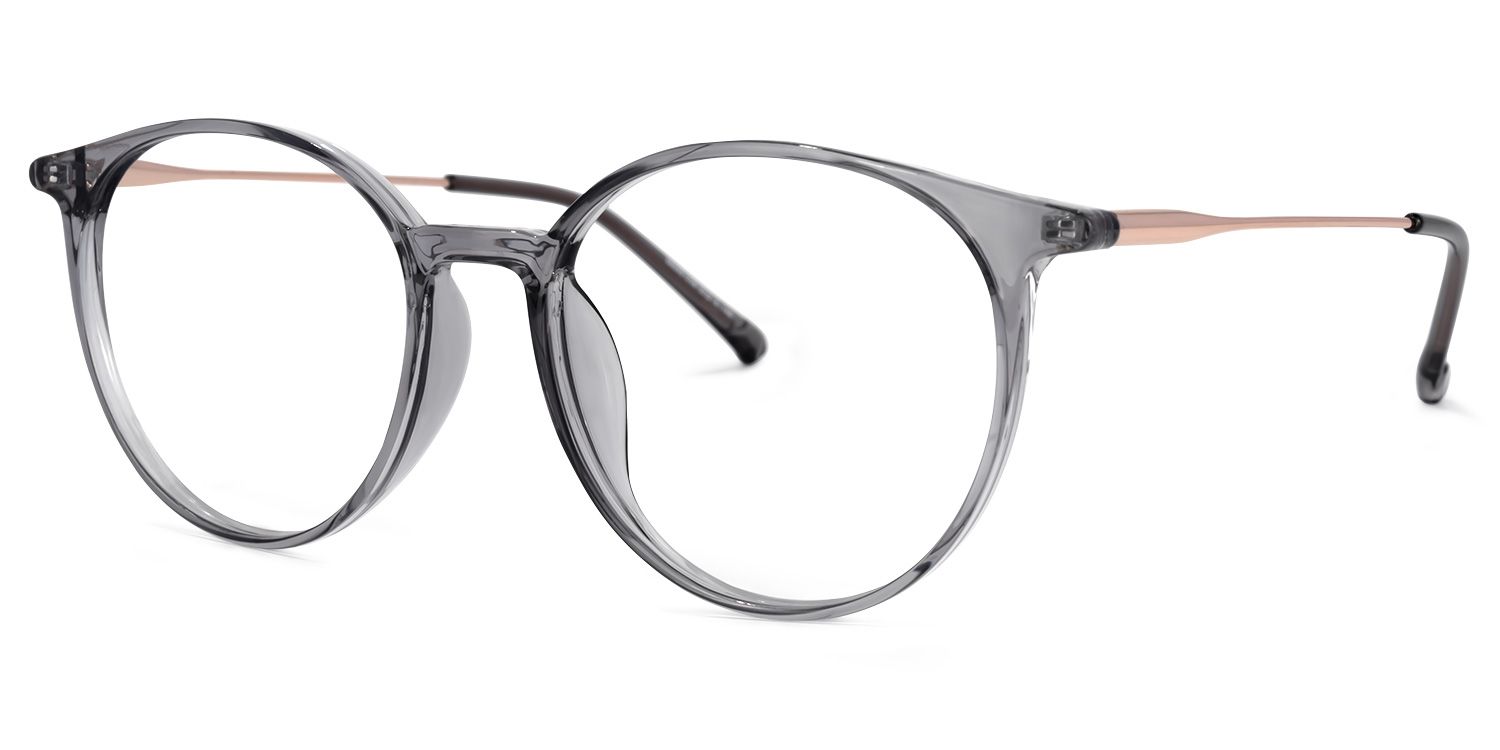 Ohnicio Lunettes rondes grises1