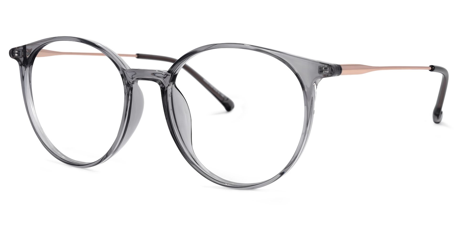 Ohnicio Lunettes rondes grises1