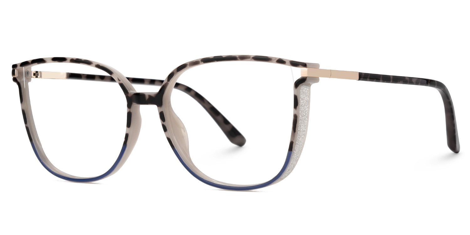 Rodz Tortue Bleu Carré Lunettes1