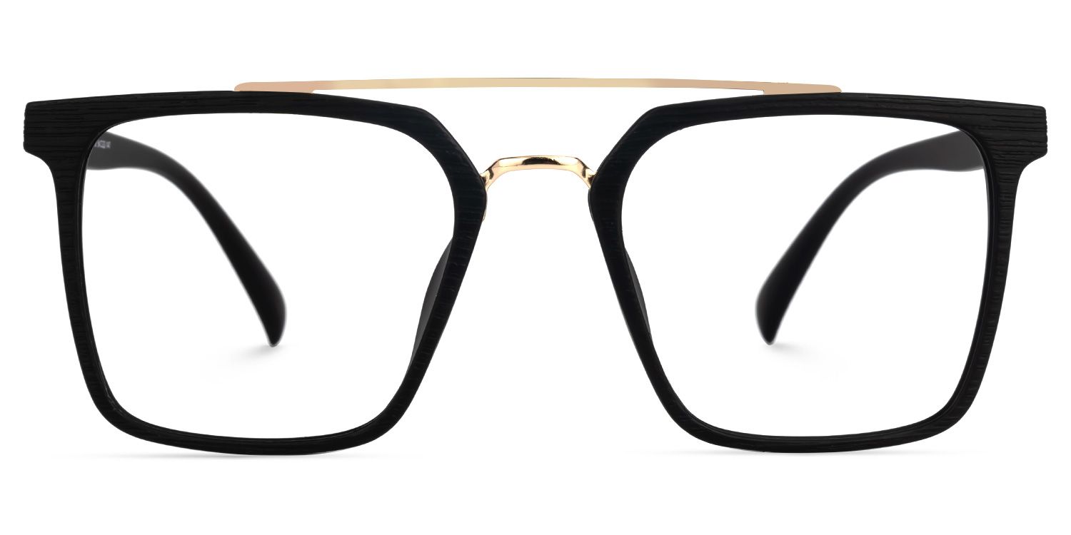 Shumac Noir Aviateur Lunettes0