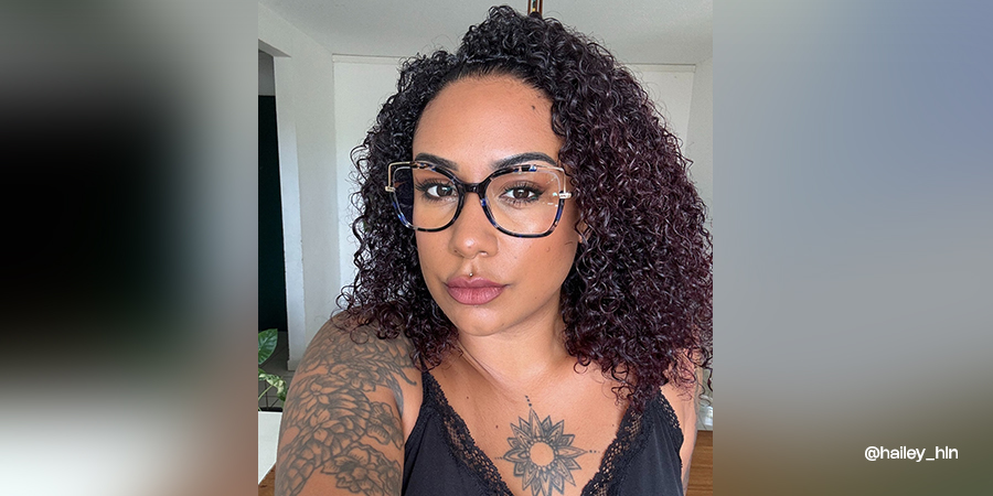Nunes Bleue Floral Cateye Lunettes1