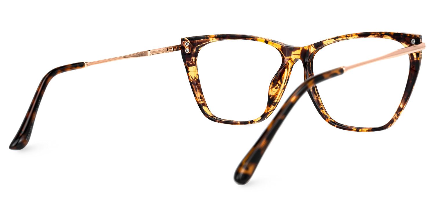 Latonia Tortue Cateye Lunettes3
