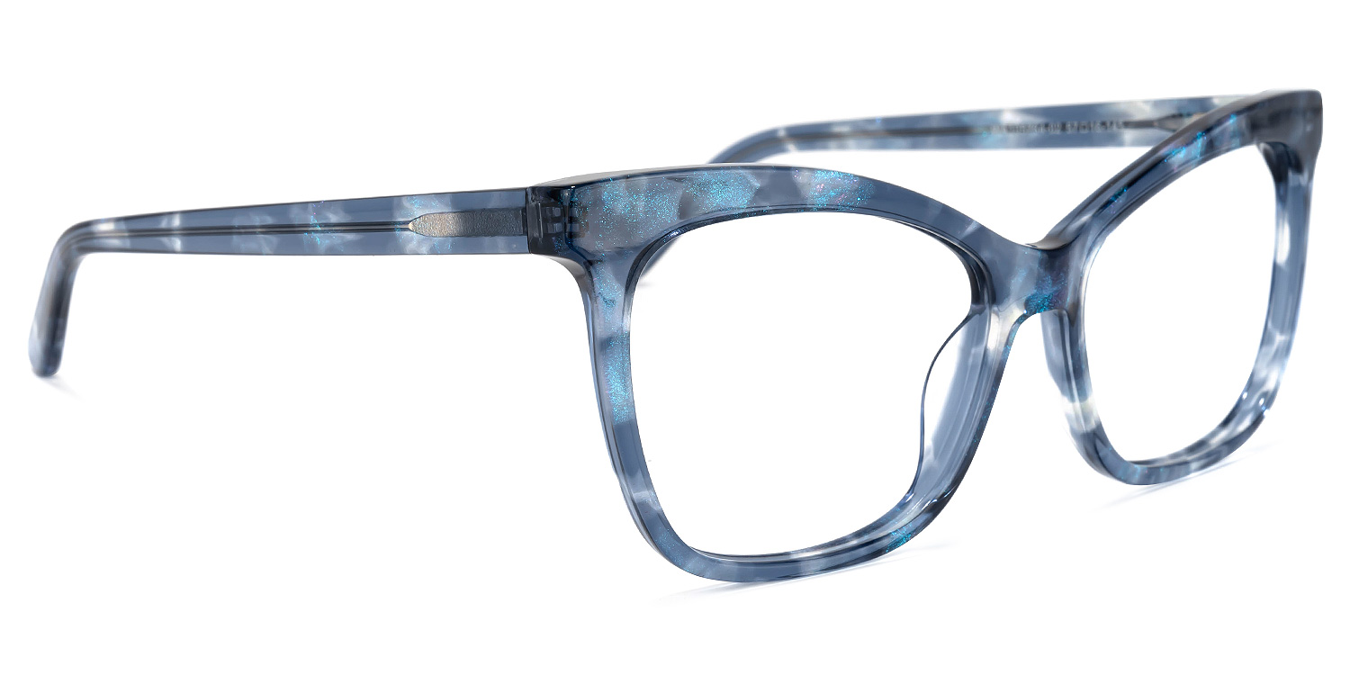 Richardson Bleue Cateye Lunettes1