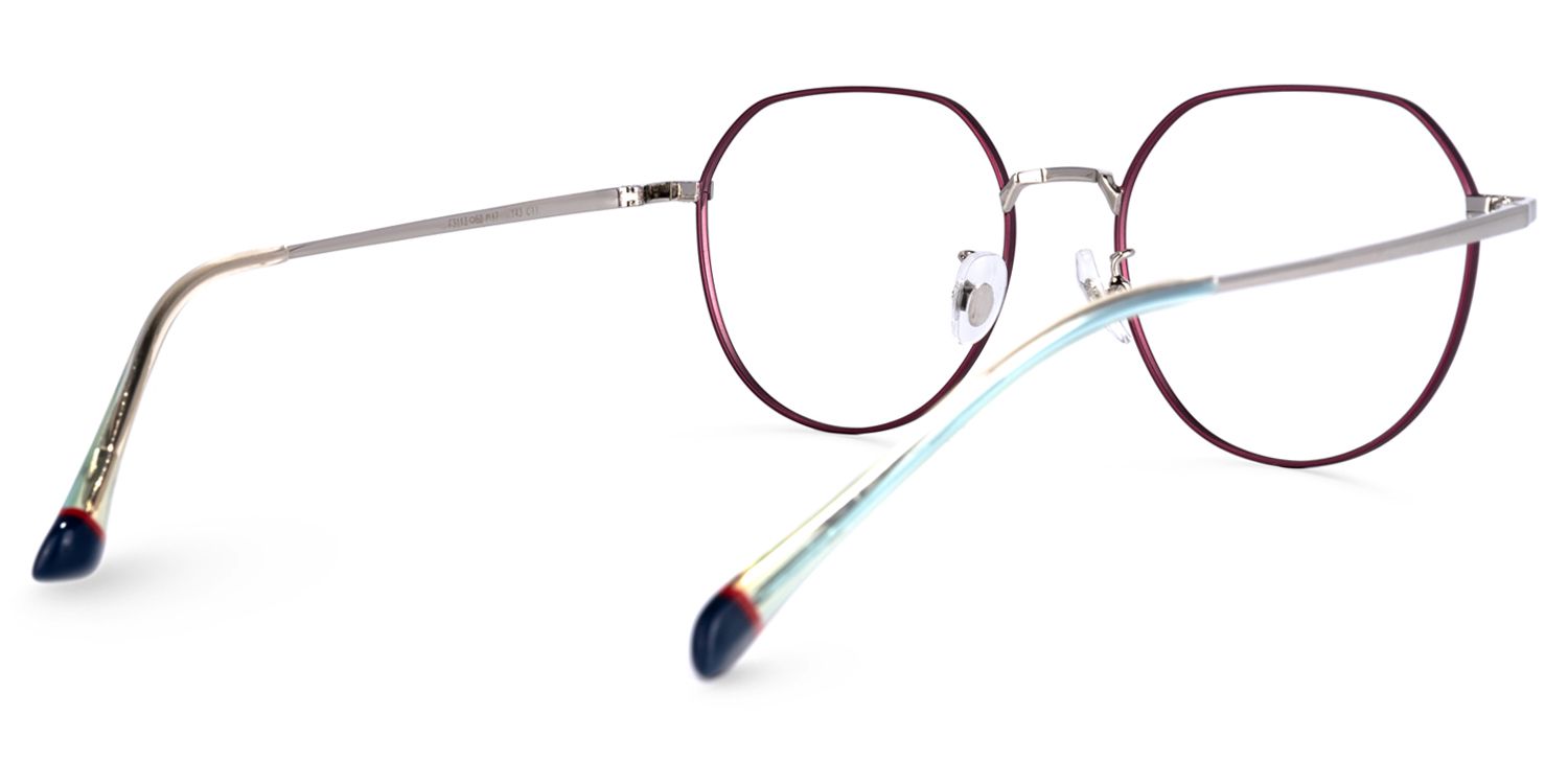 Sada Lunettes géométriques purpre3