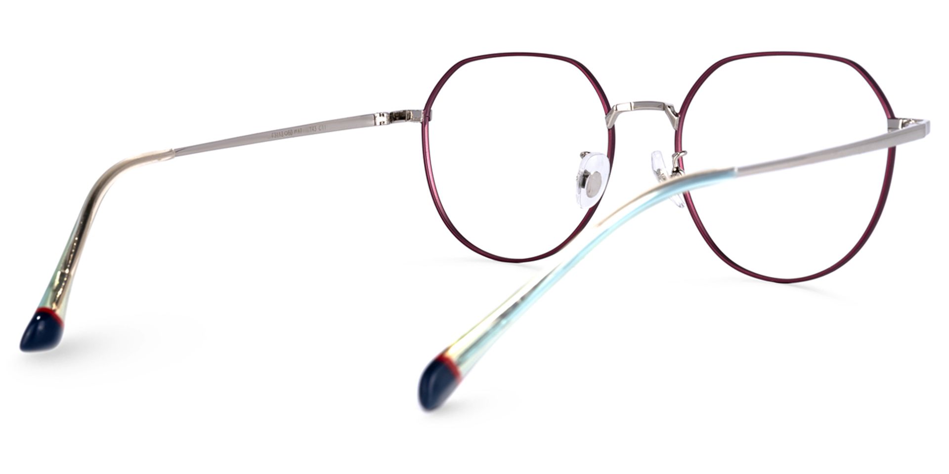 Sada Lunettes géométriques purpre3