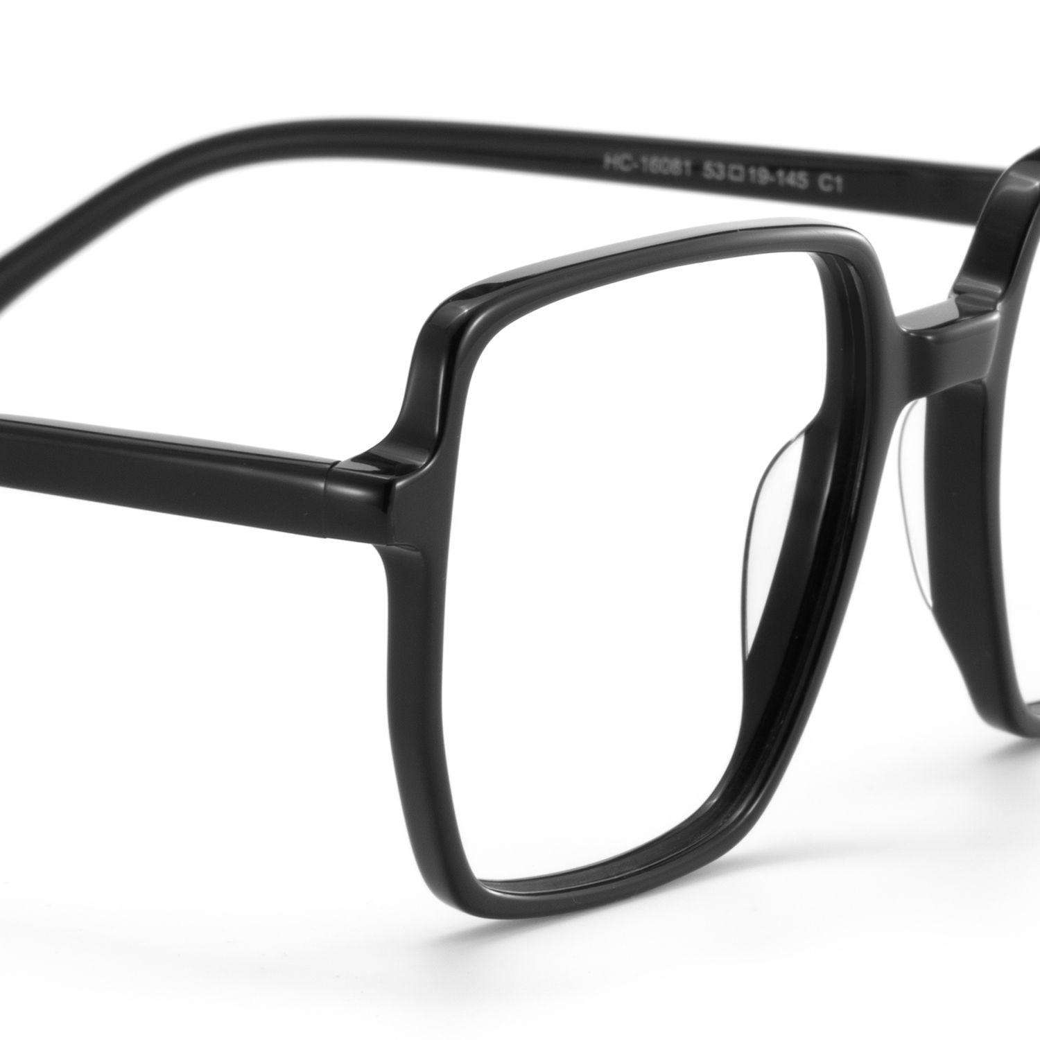 Phillis Noir Carré Lunettes6
