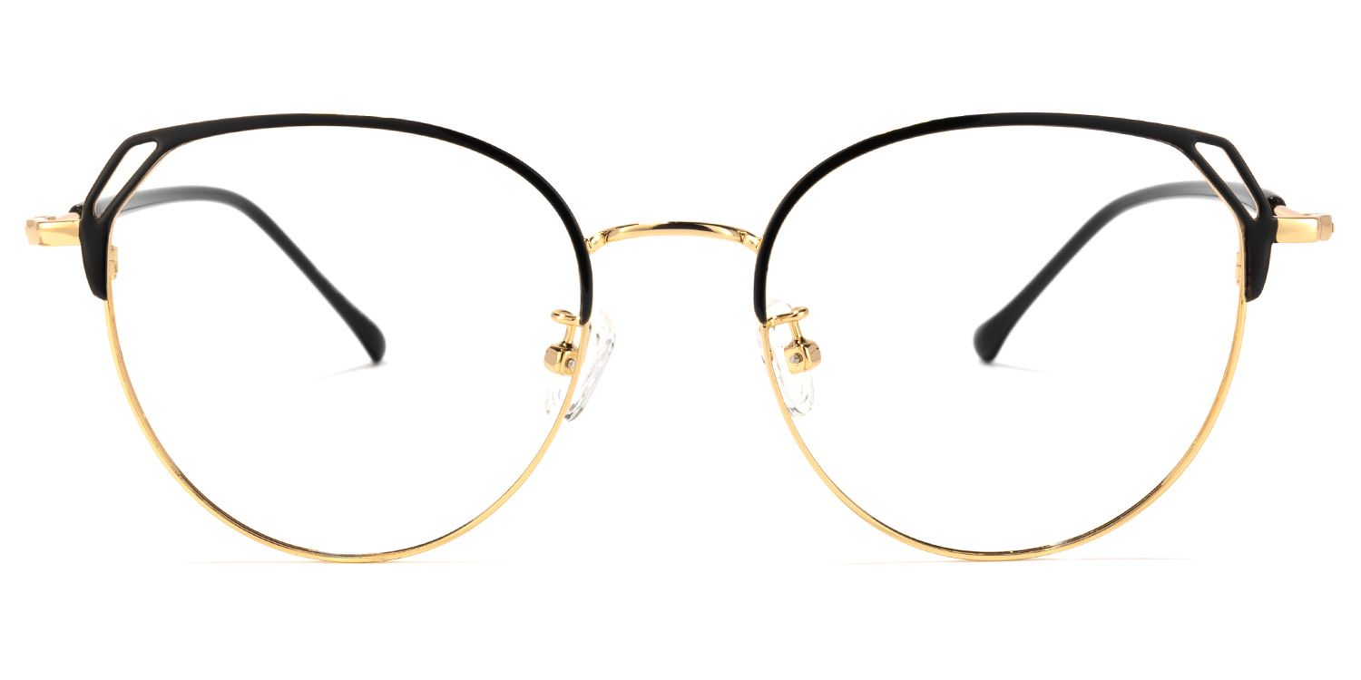Haggith Haggith Lunettes rondes noires