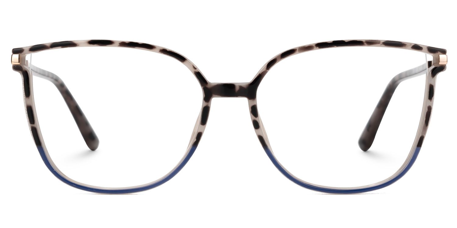 Rodz Tortue Bleu Carré Lunettes0