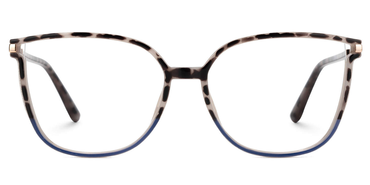 Rodz Tortue Bleu Carré Lunettes0