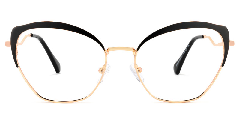 Lill Lunettes solaires Gold Black Cateye  0