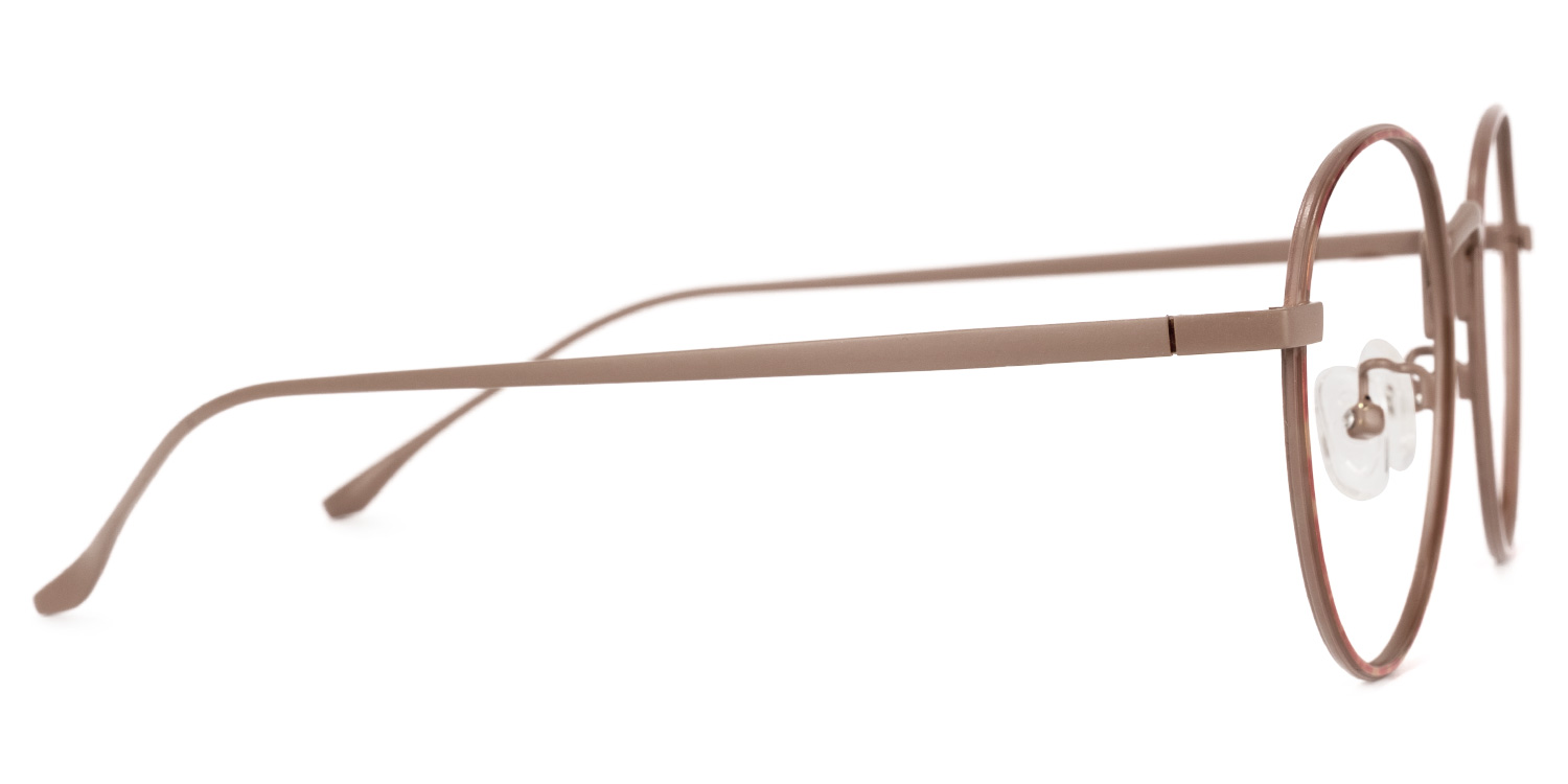 Nahum Lunettes rondes Marron2