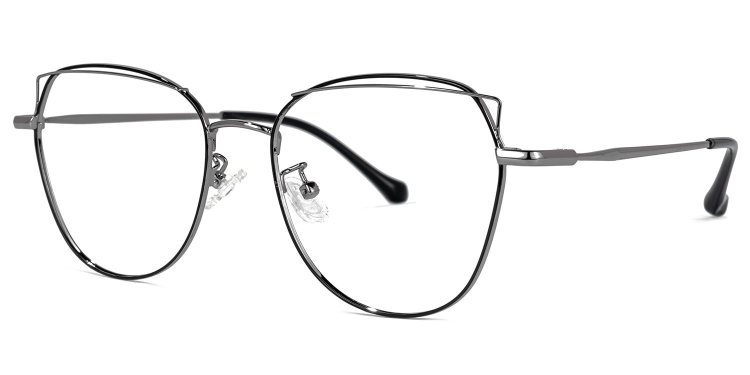 Denson Lunettes Noir Cateye1