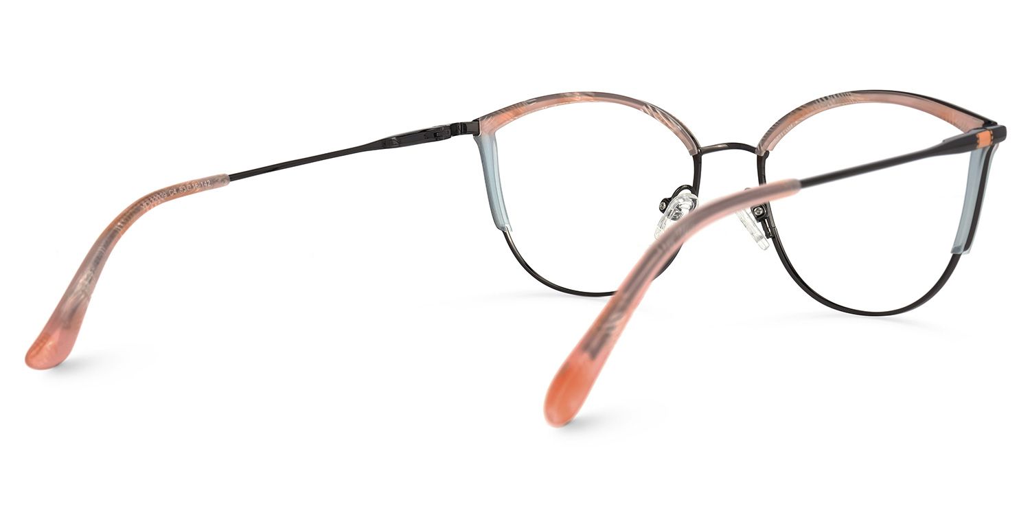Agatha Orange Floral Cateye Lunettes3