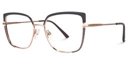 Grasso Bicolore Rectangulaire lunettes1