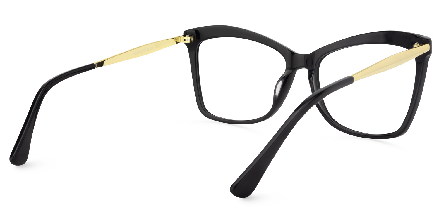 Isaebella Noir Papillon Lunettes3