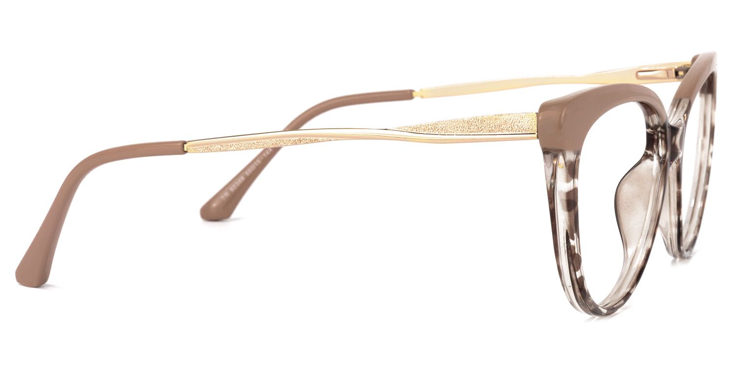 Marcus Camée Marron Cateye Lunettes3